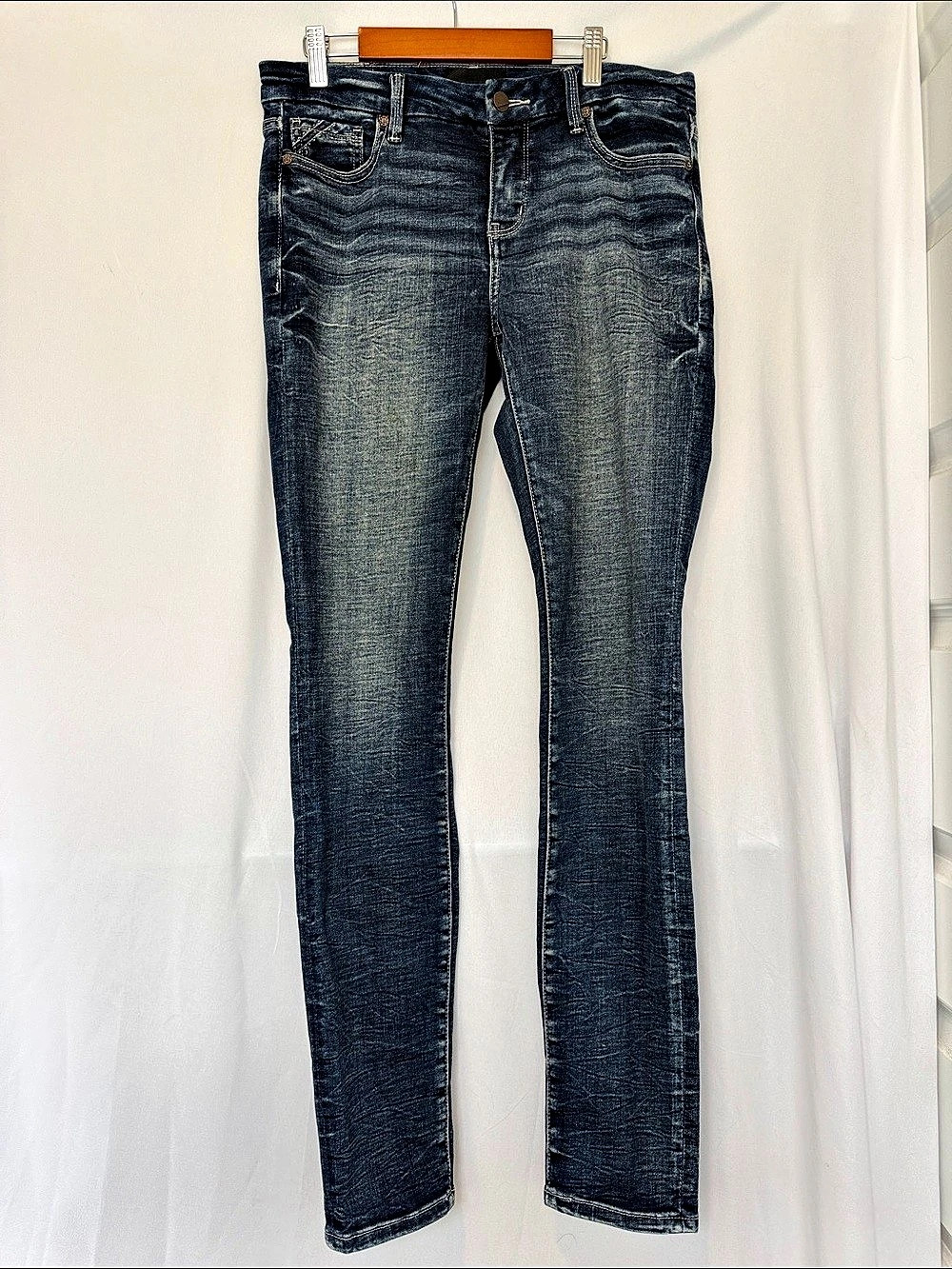 Buckle Black Fit No. 53 Skinny Stretch Jean Jeans Blue Waist 27 x 32